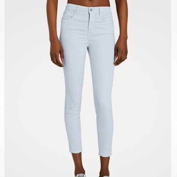 NWT L'AGENCE Margot High Rise Skinny Jean in Bridgewater(Light Blue) - Size 25 - Picture 1 of 9